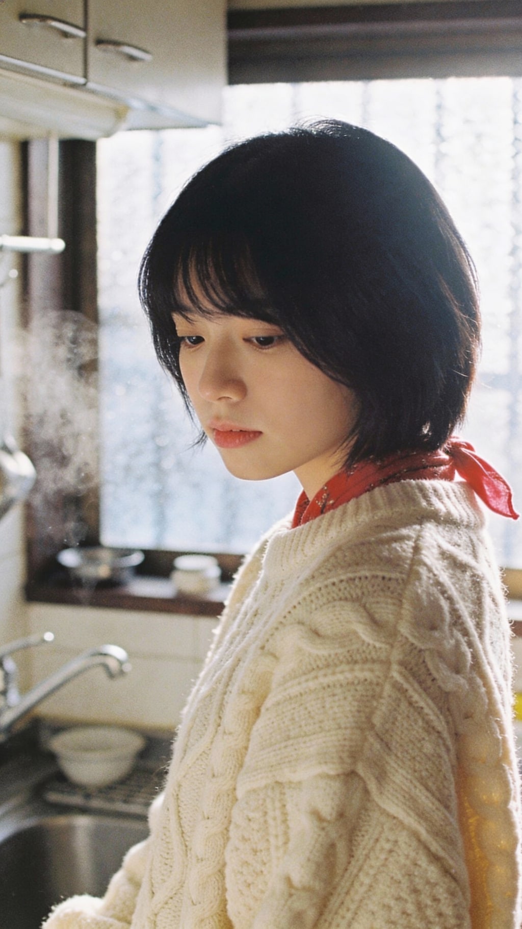 Morning Steam and Soft Knits