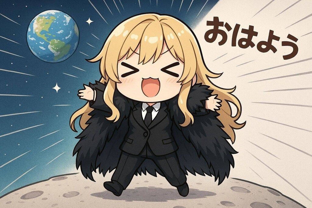 月面とエリザベス