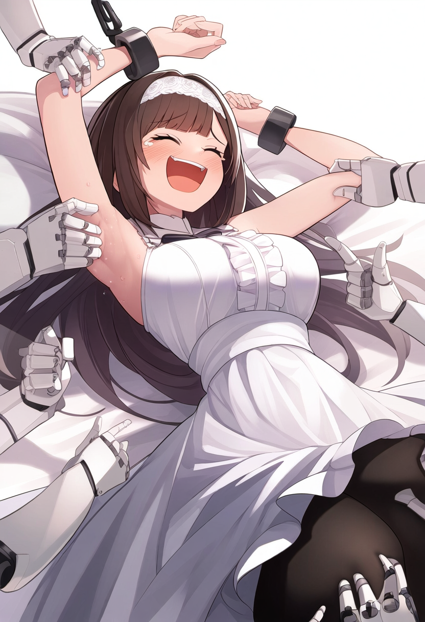 「爆笑している女の子の企画だよ！ほら、いっぱい笑って！」「あははははははははは、何で私が笑わなくちゃいけないの！意味わかんない！」