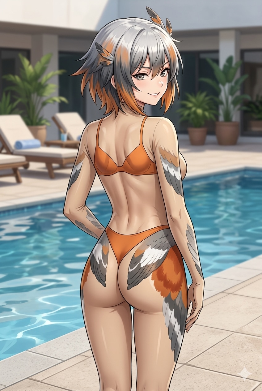 ハチドリ擬人化(無茶振り水着)詰め合わせ
