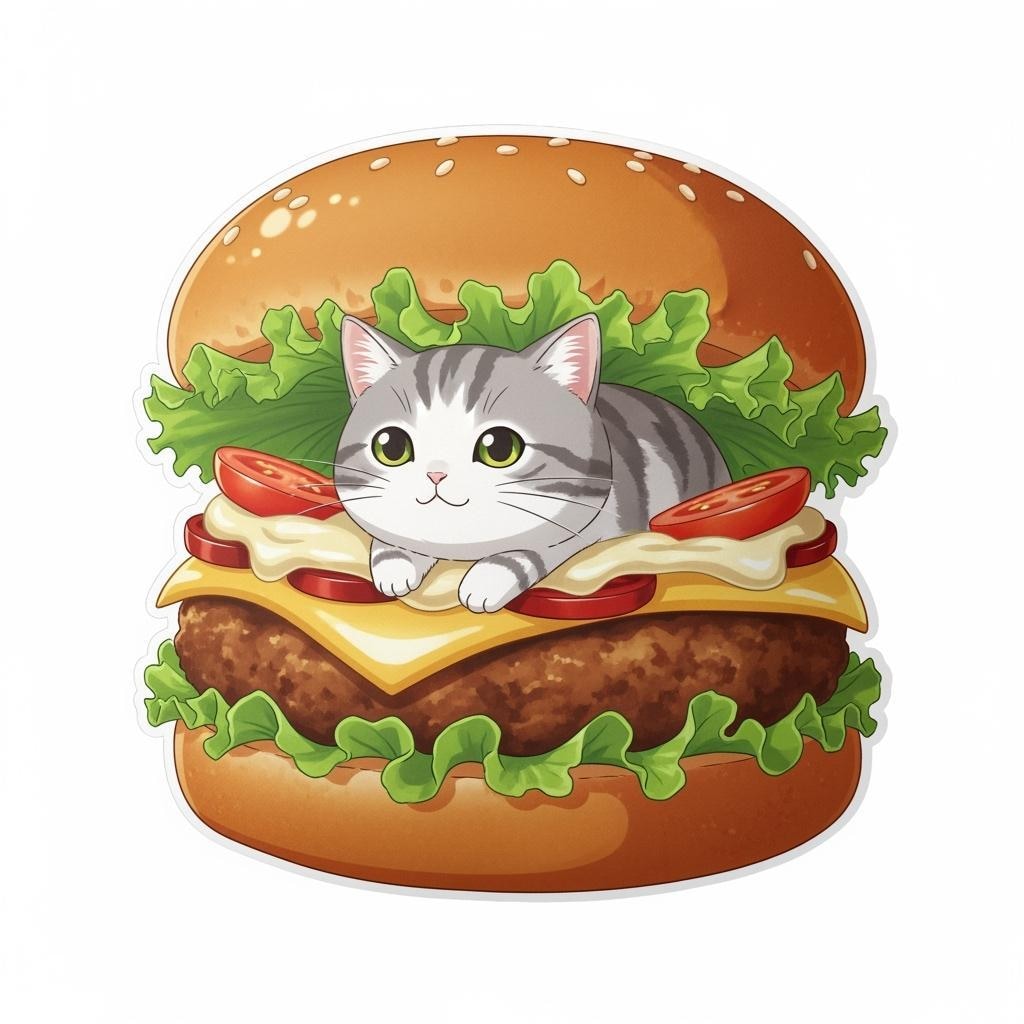 もふもふ！！ネコバーガー🐱🍔