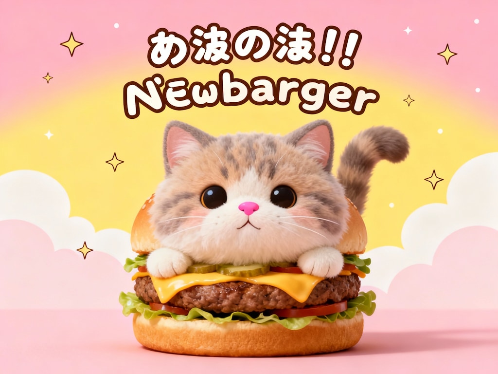 もふもふ！！ネコバーガー🐱🍔