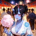 秋祭りの青肌侍ちゃん。 7枚目