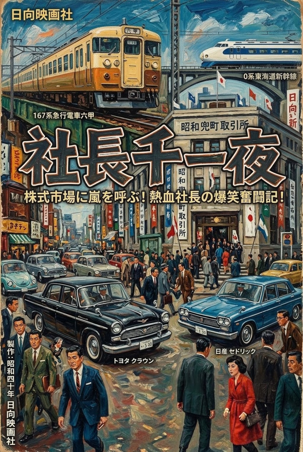 レトロ映画ポスター「社長千一夜」