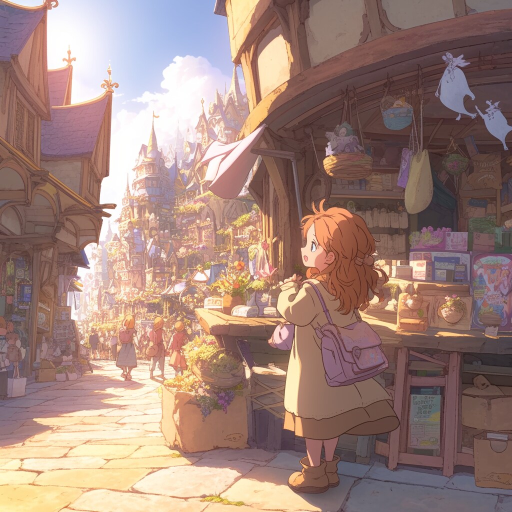 街と女の子 Town and Girl