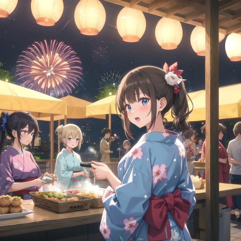 夏祭り | の人気AIイラスト・グラビア