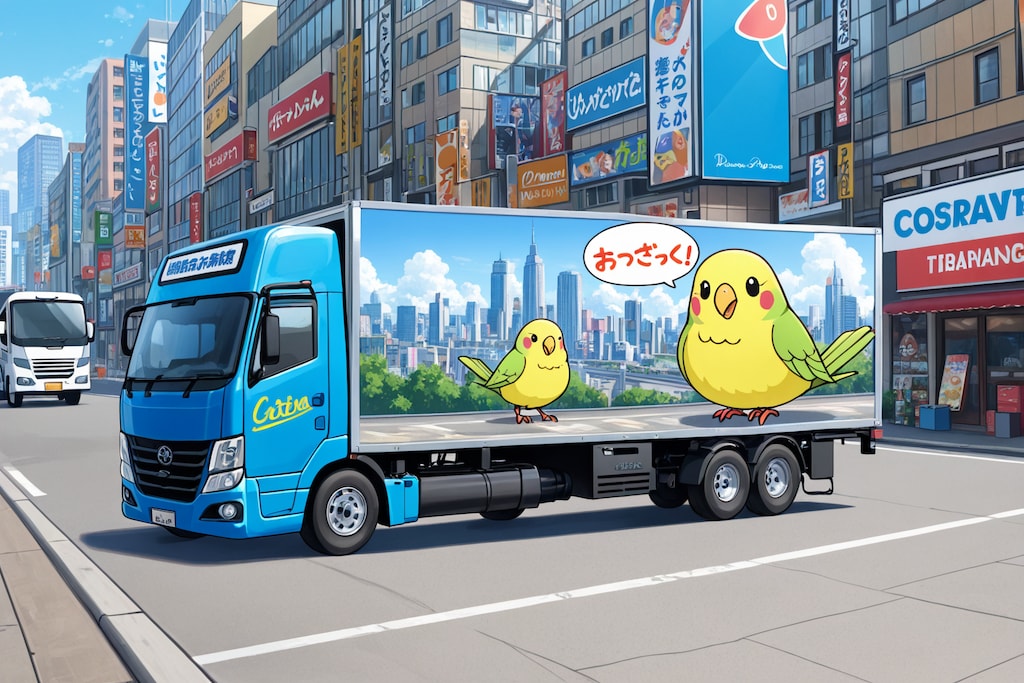 喋るインコアドトラック