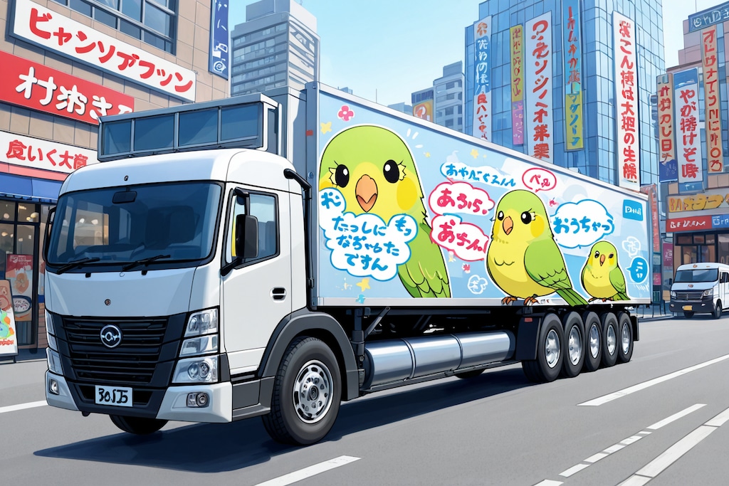 喋るインコアドトラック
