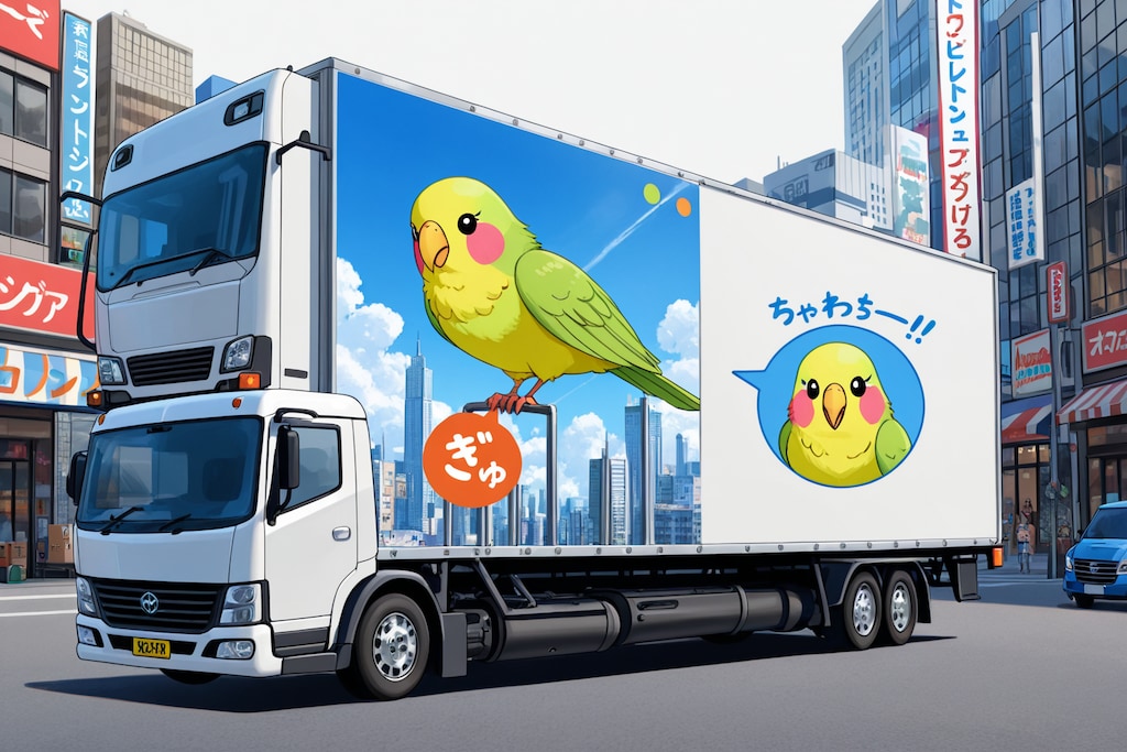 喋るインコアドトラック