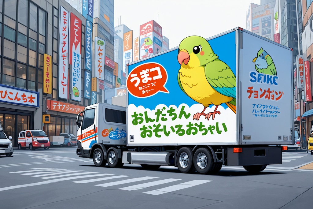 喋るインコアドトラック