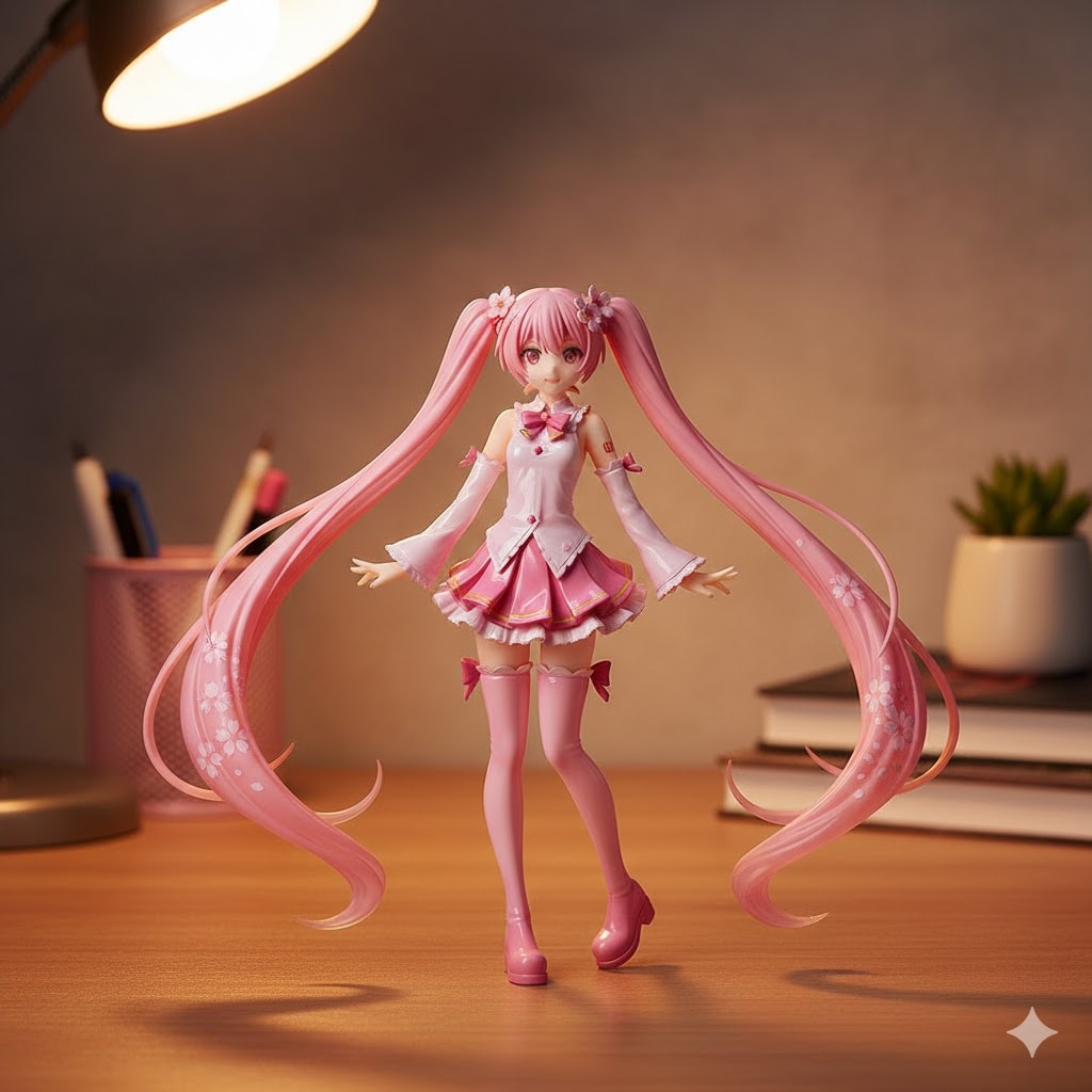 桜ミクのフィギュア