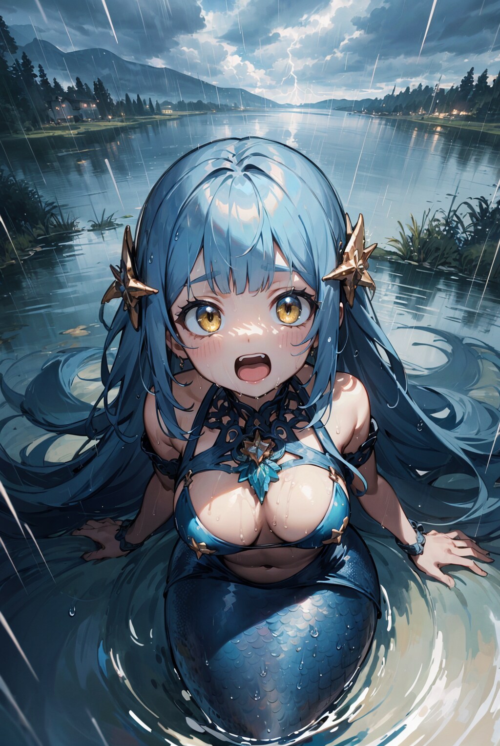 か、雷が来るぞ～！！（スワガ藩の呪術攻撃）