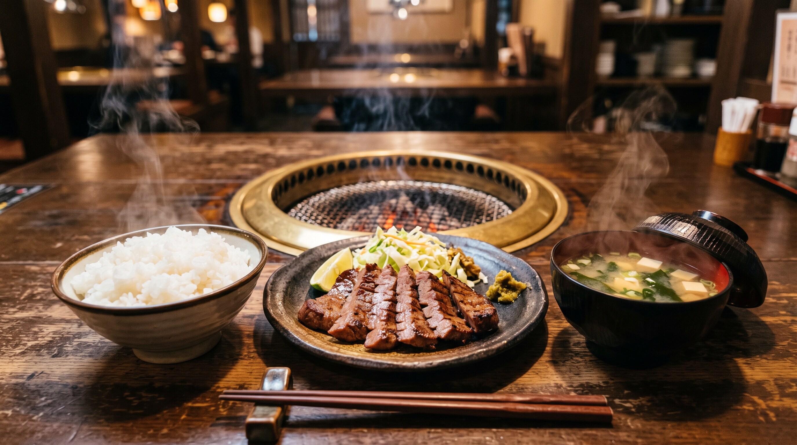 摩訶不思議食堂の牛タン膳 | の人気AIイラスト・グラビア