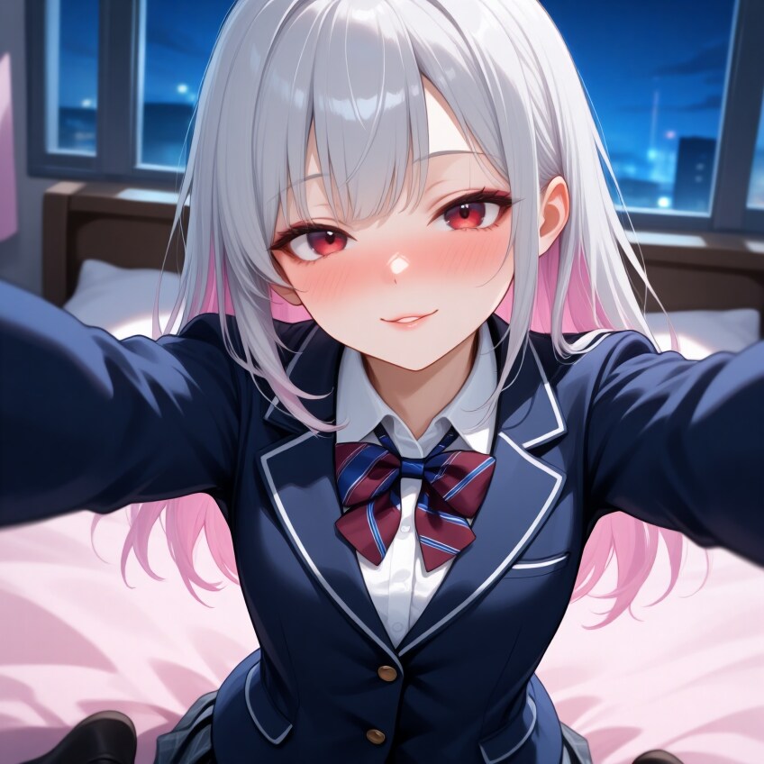 前　白髪貧乳吸血姫
