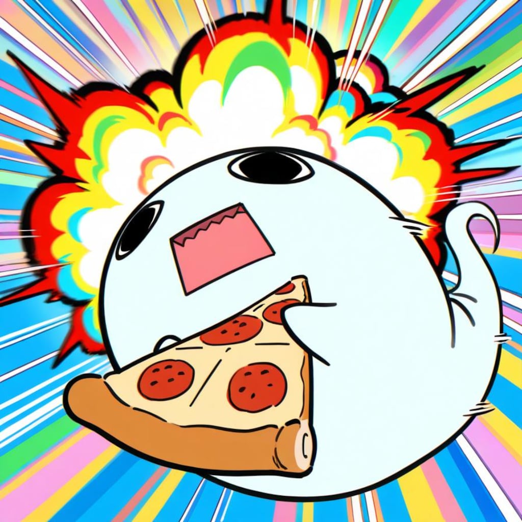 サイケデリックおピッツァお化けさん🍕👻