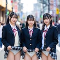 街中の女子高生 3枚目