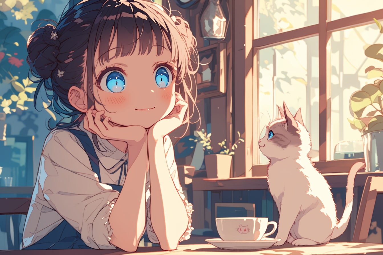 猫🐈とおだんごちゃん🍡✨148 | の人気AIイラスト・グラビア