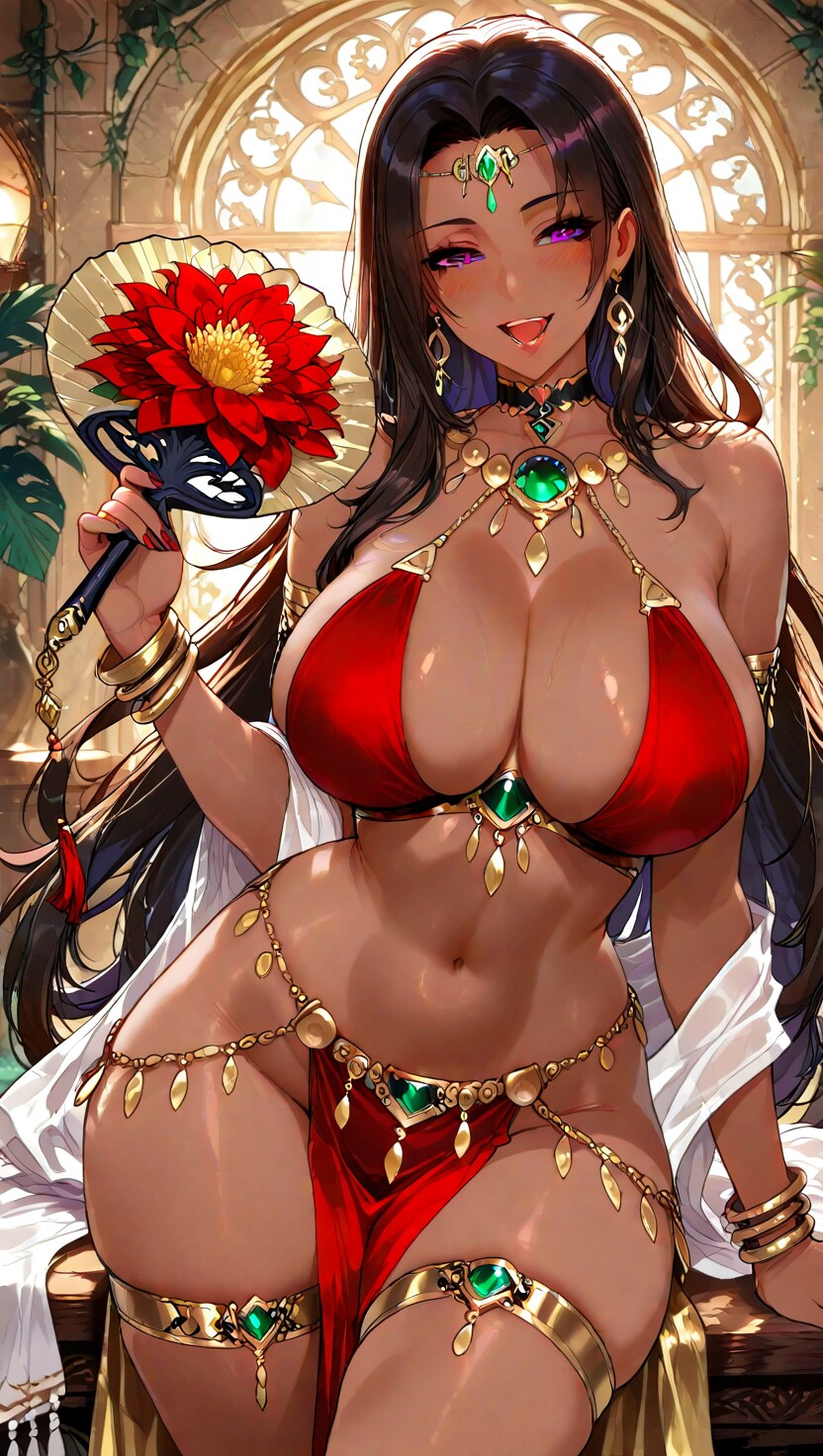 褐色肌の踊り子達