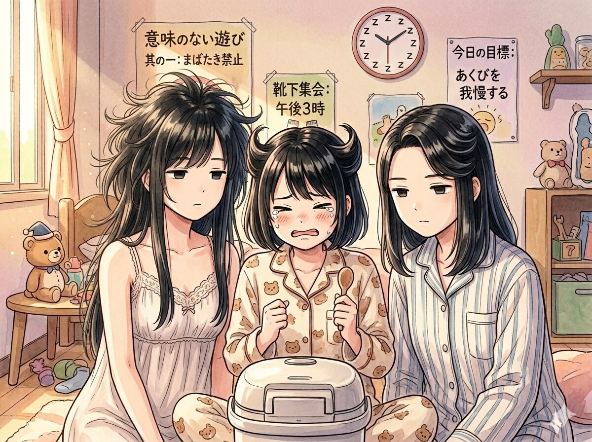 寝ぐせが決まらない