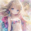 colorful hair 2枚目
