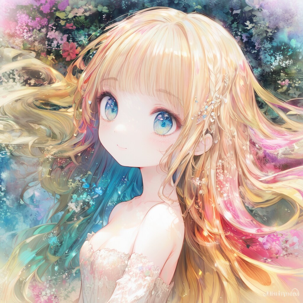 colorful hair