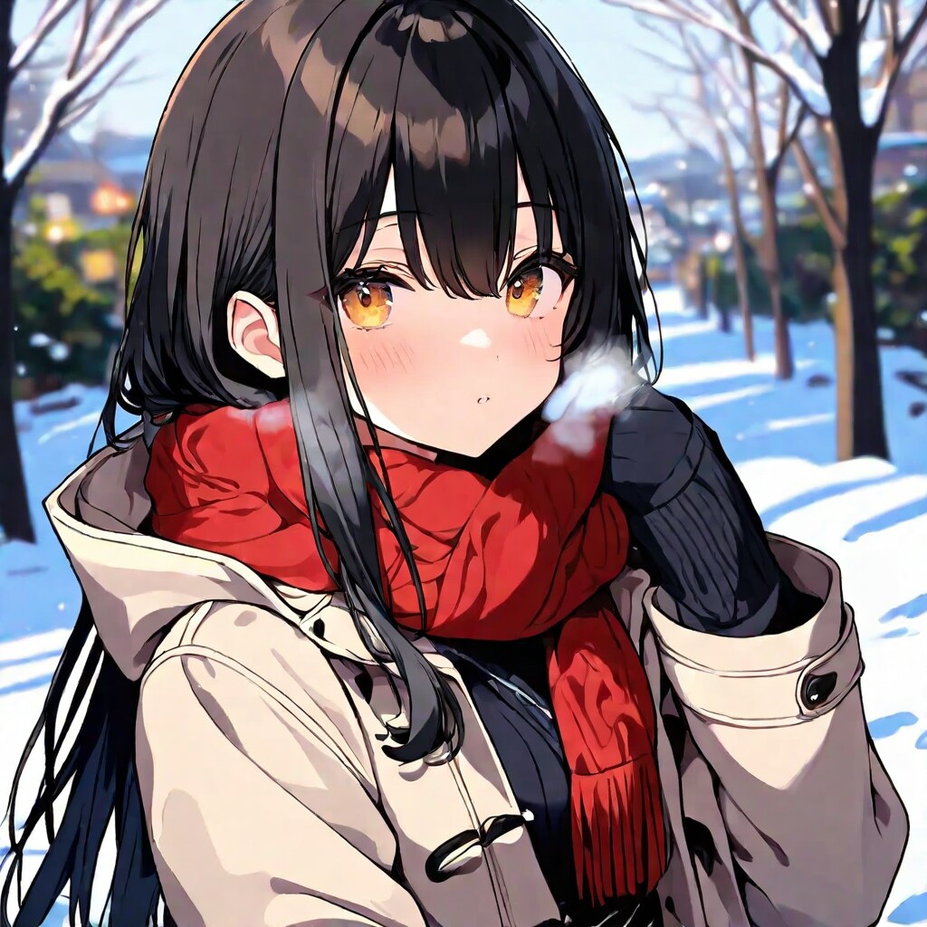 プリズムさんで雪の中