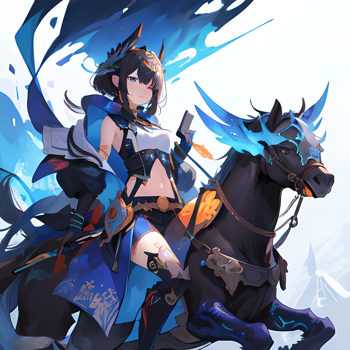 馬上の騎士
