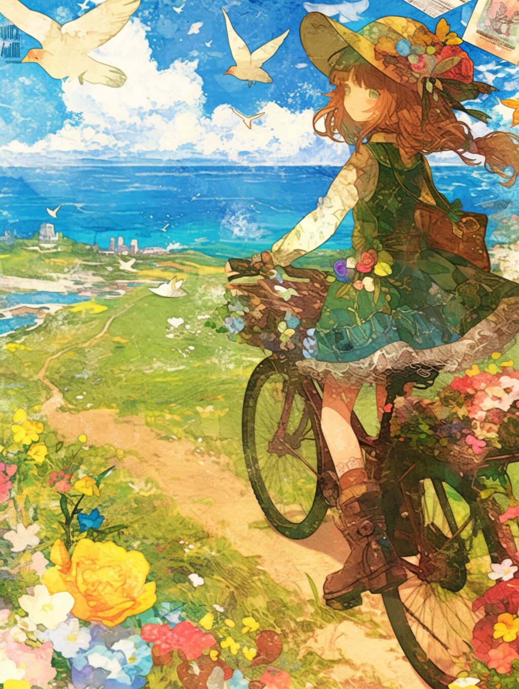 坂道を下った先に。