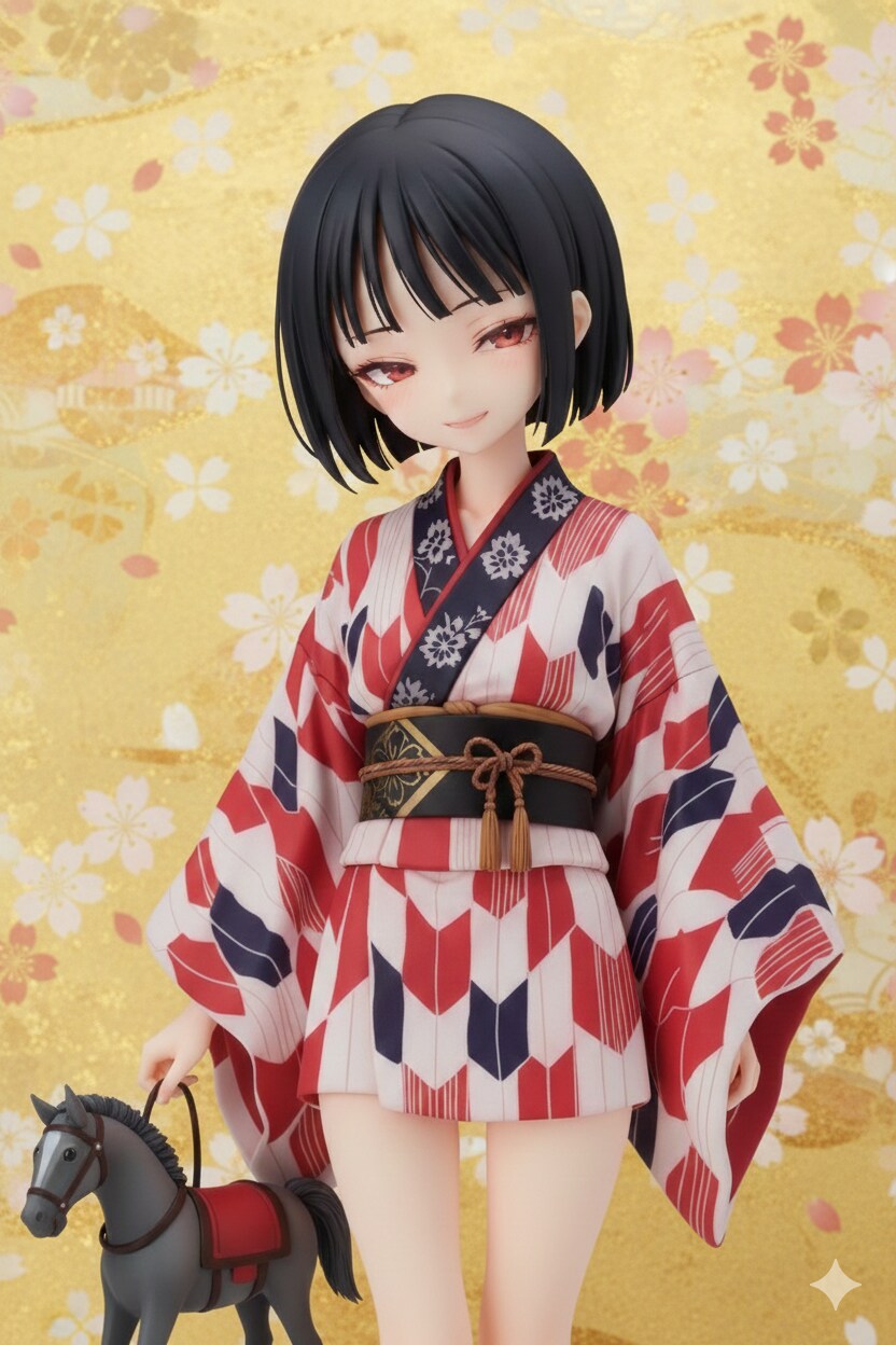 やしきわらし フィギア （年賀用 馬人形有り ver.／無し ver.） | の人気AIイラスト・グラビア