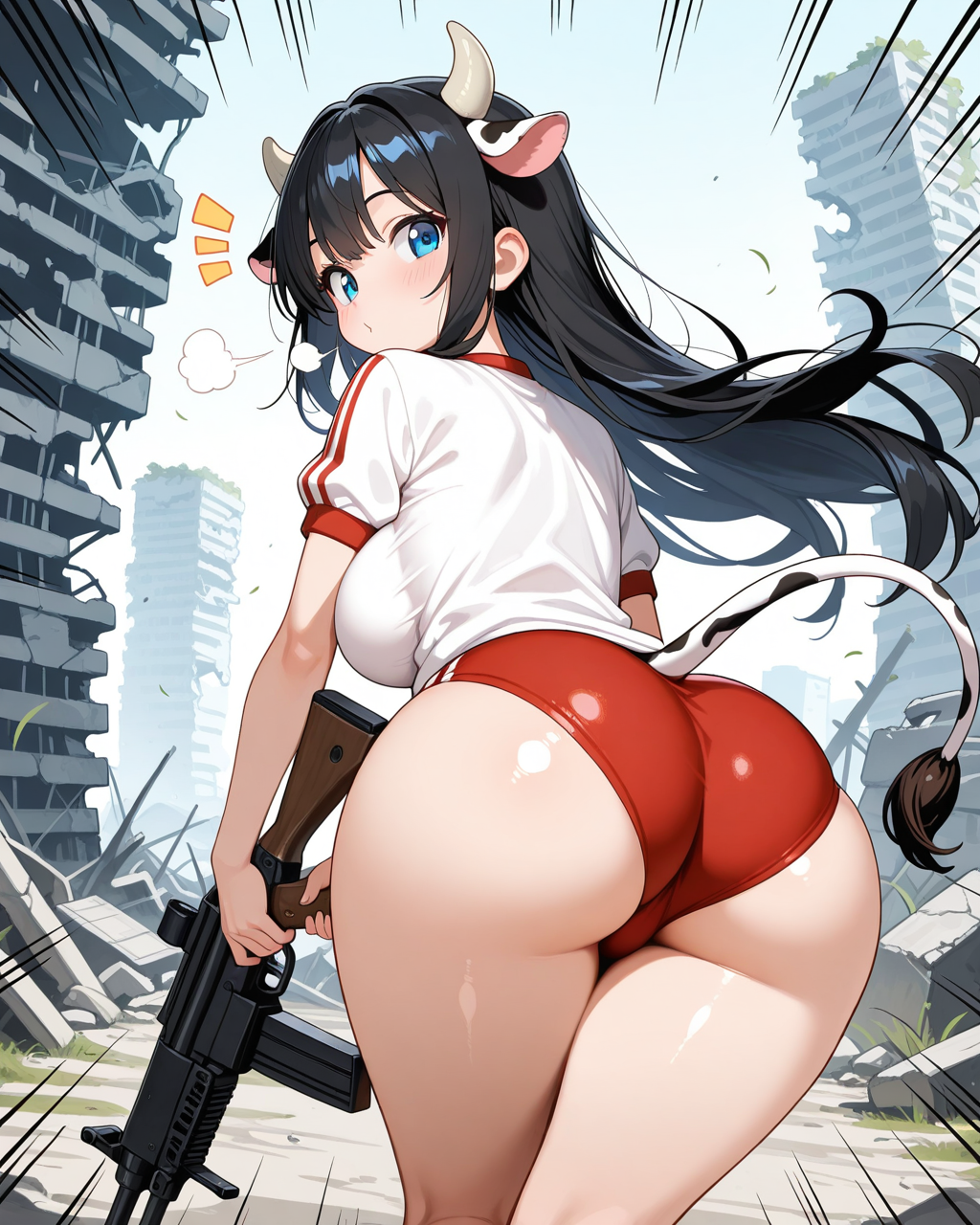 【私立ほるすたいん学園】戦闘訓練のお時間で見返り美人