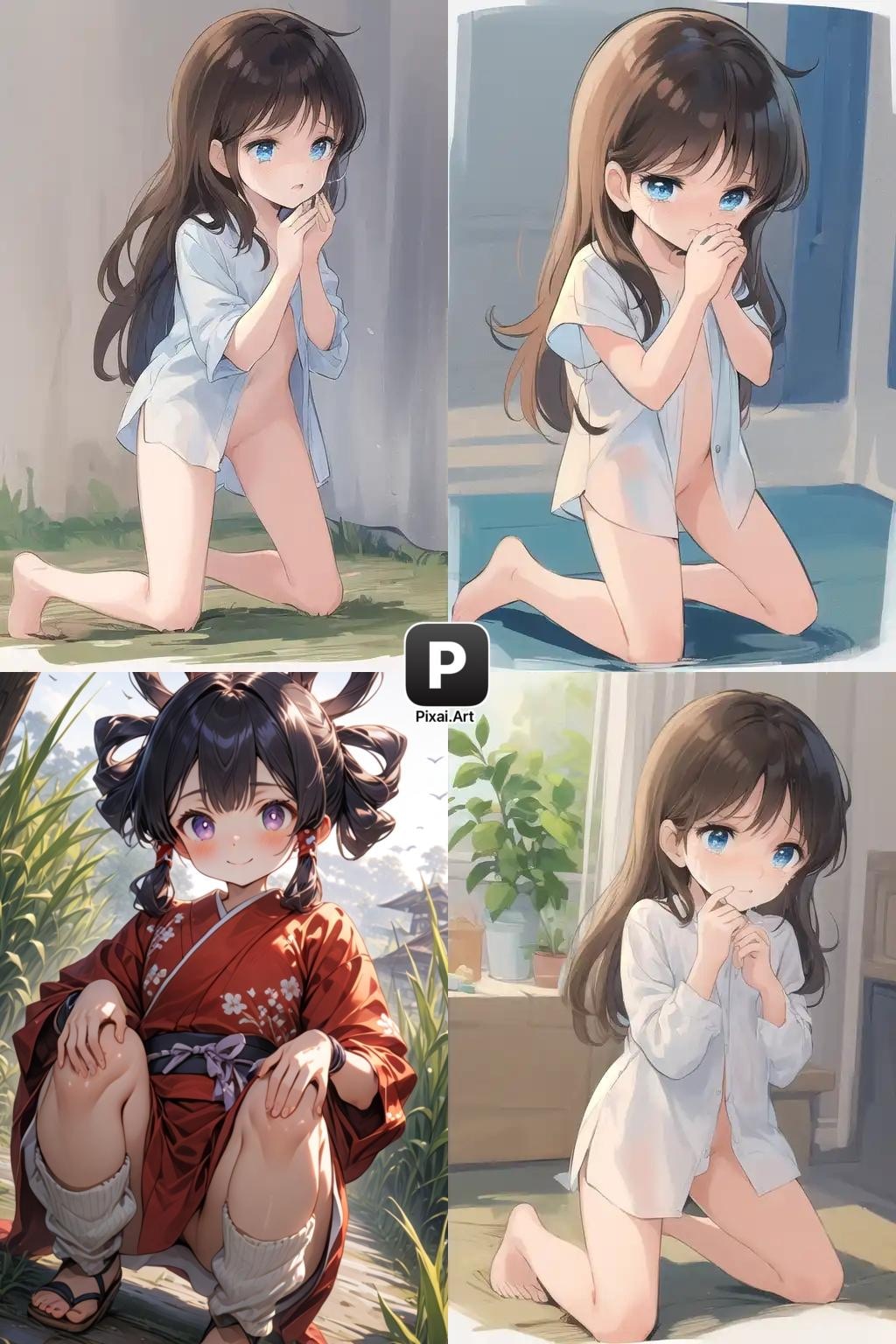 PixAIえちロリ絵まとめ