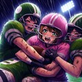 🏈泥まみれの女子アメフト 125 3枚目
