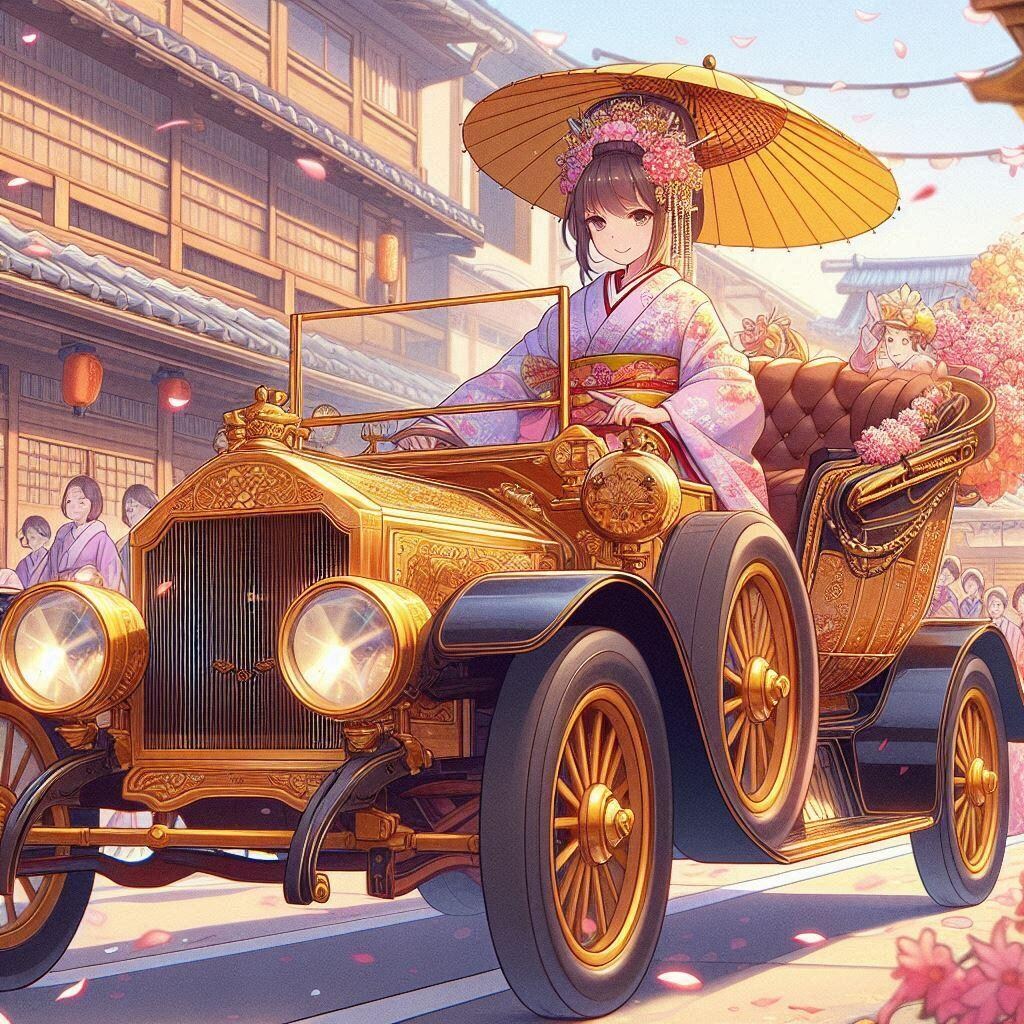 お嬢さまのご趣味は自動車を運転すること