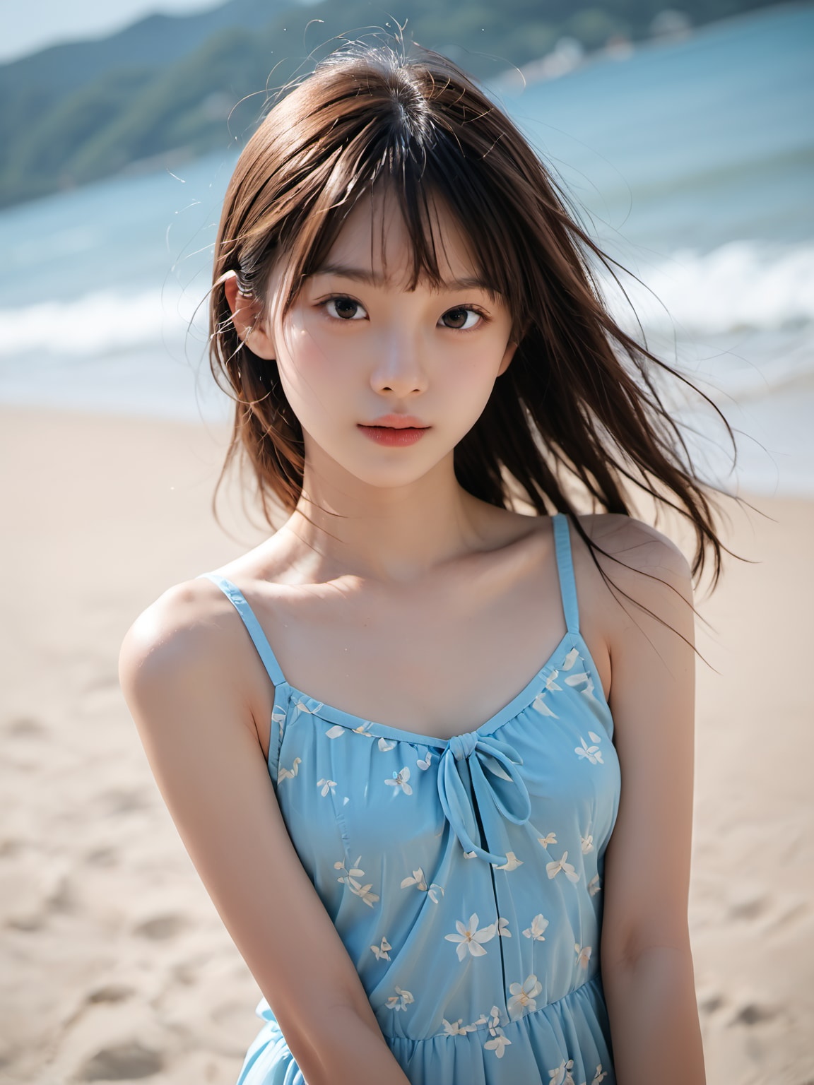 海で一枚