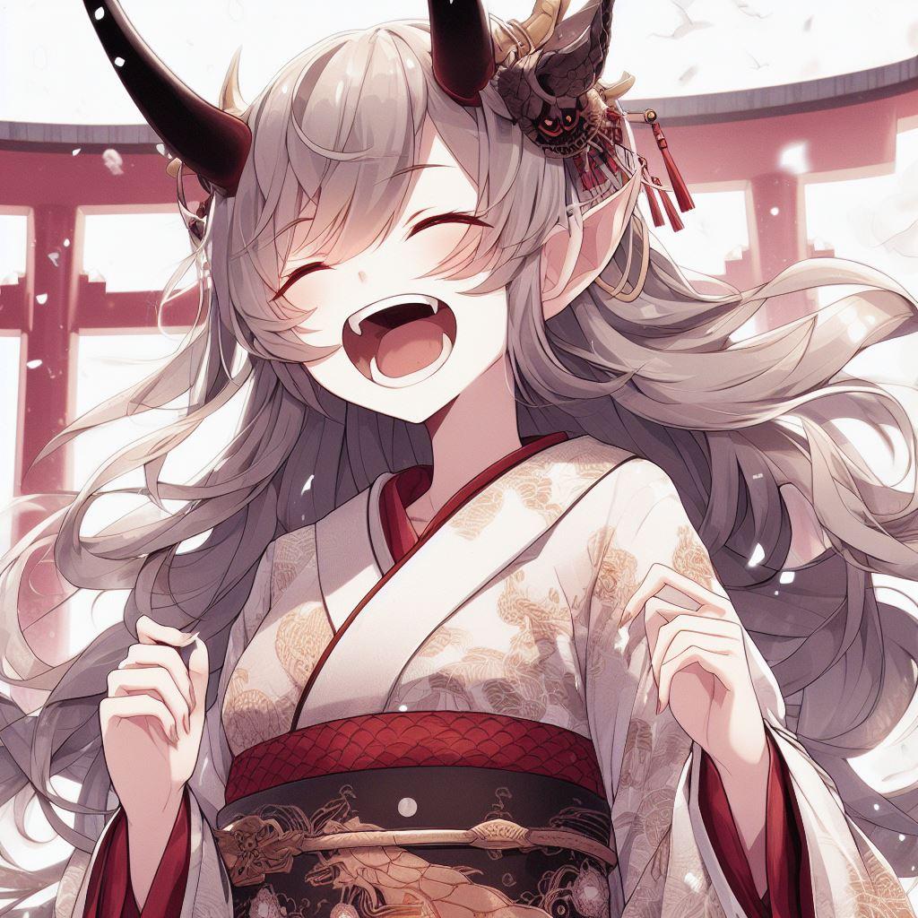 鬼が笑う