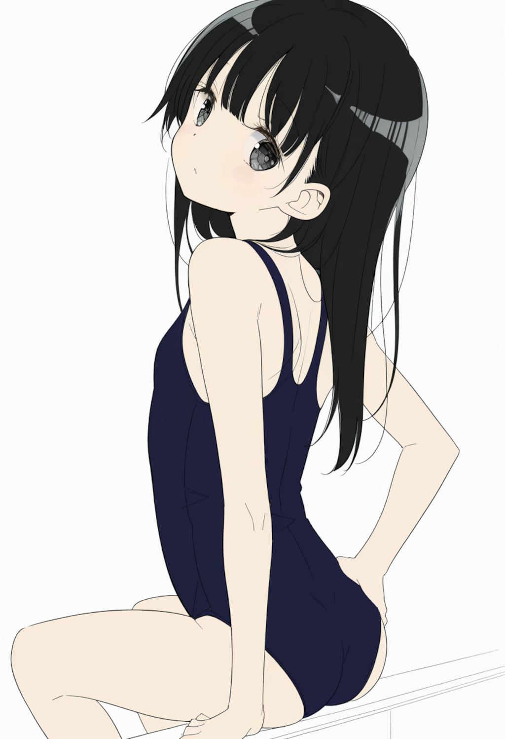 スクール水著な女の子