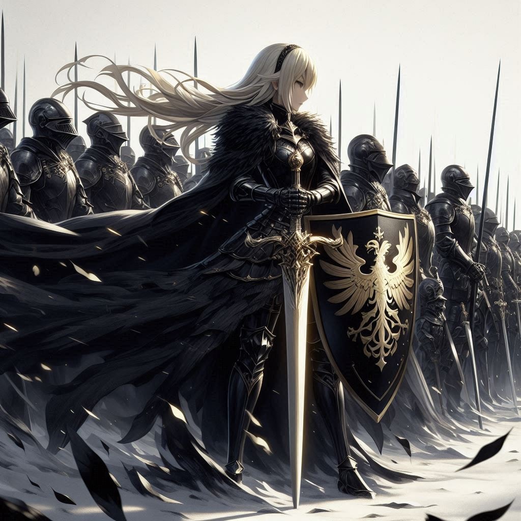 ブロンドの女騎士さん752