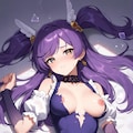 敗北した魔法少女(紫) 2枚目