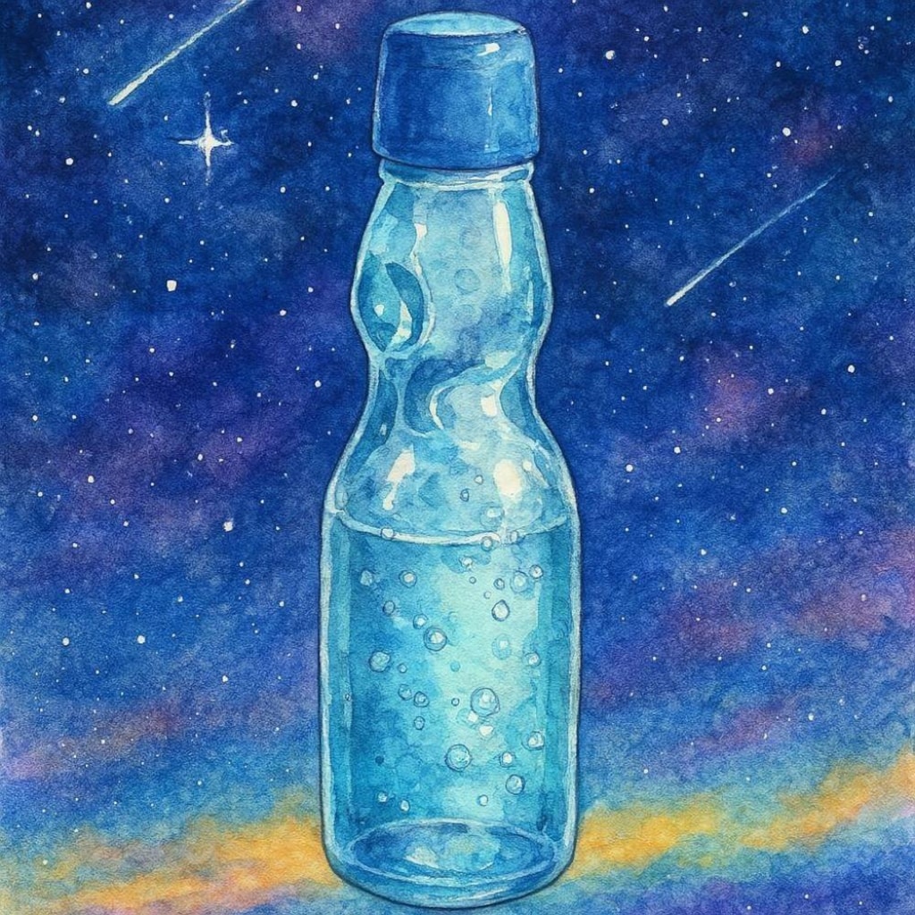 夏のラムネビキニコスプレ人妻＆水彩