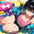 オリキャラ × 某インクゲームの勝手にコラボ 3枚目