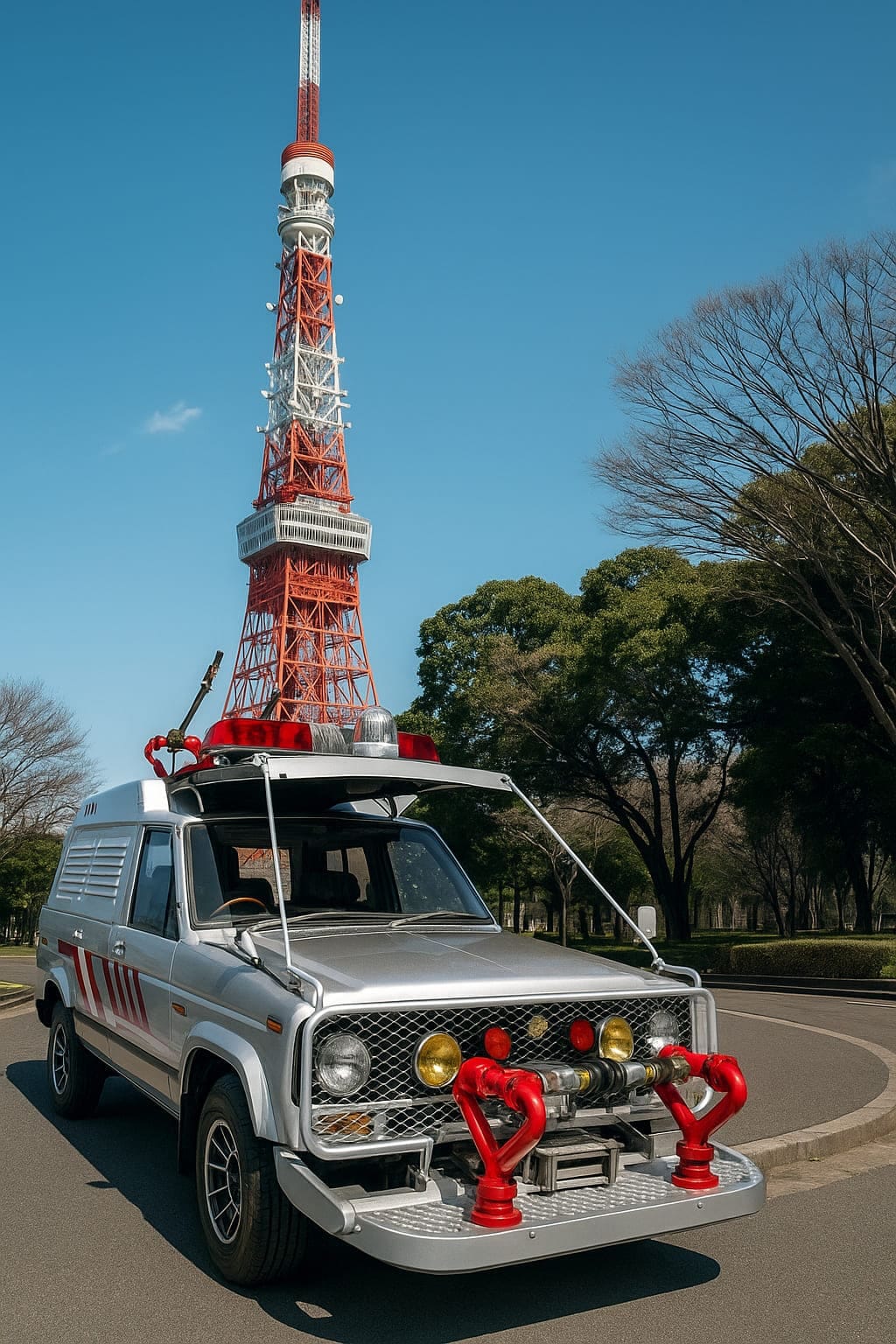 東京タワーの見える所で止まる　西部警察サファリ