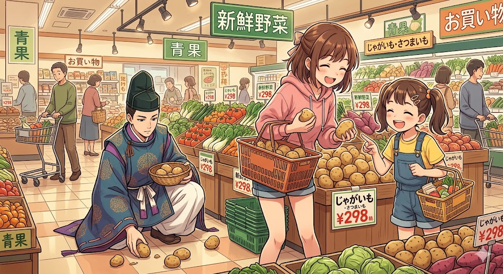 いものかいものするいもうとといものひろいものするおののいもこ | の人気AIイラスト・グラビア