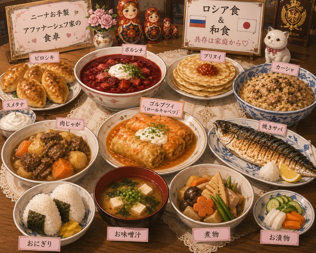 萌京グルメとニーナお手製家庭料理