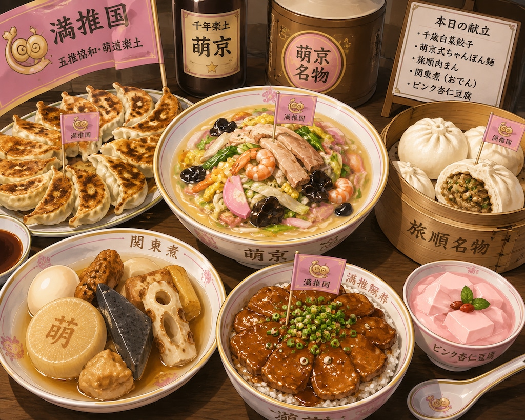 萌京グルメとニーナお手製家庭料理