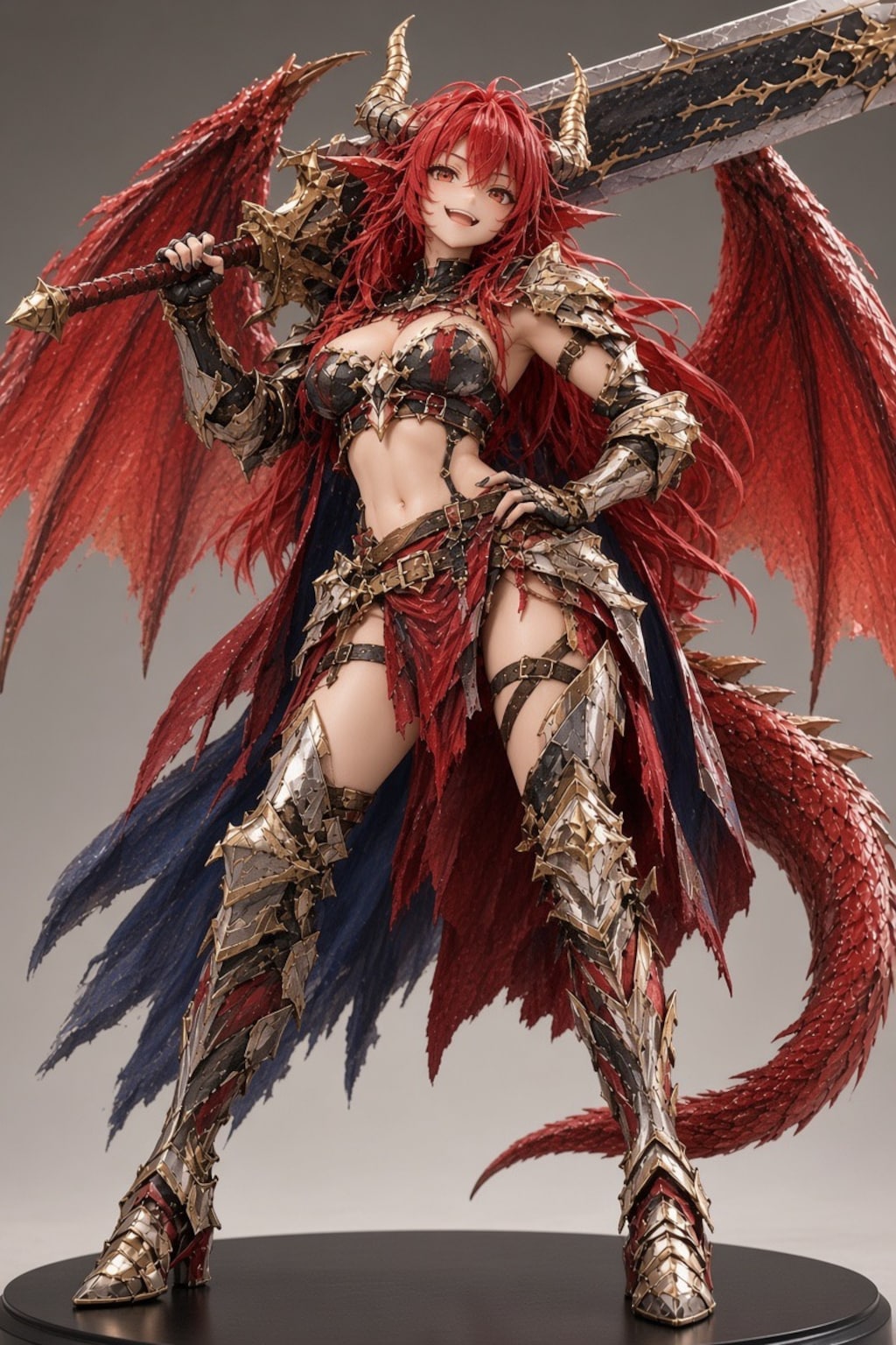 ドラゴン娘×フィギュア化