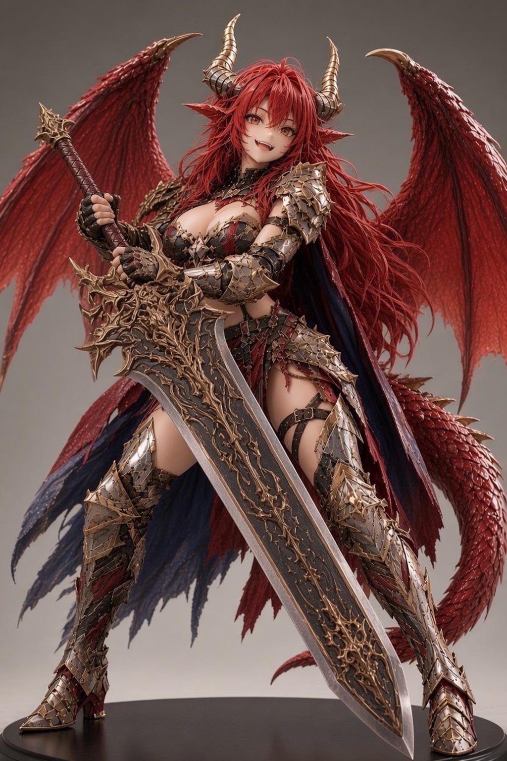 ドラゴン娘×フィギュア化