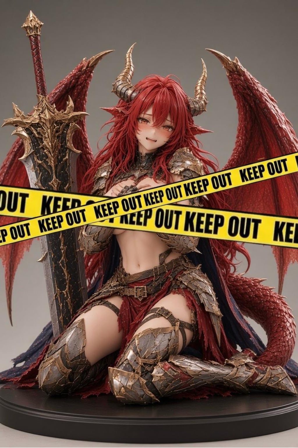 ドラゴン娘×フィギュア化