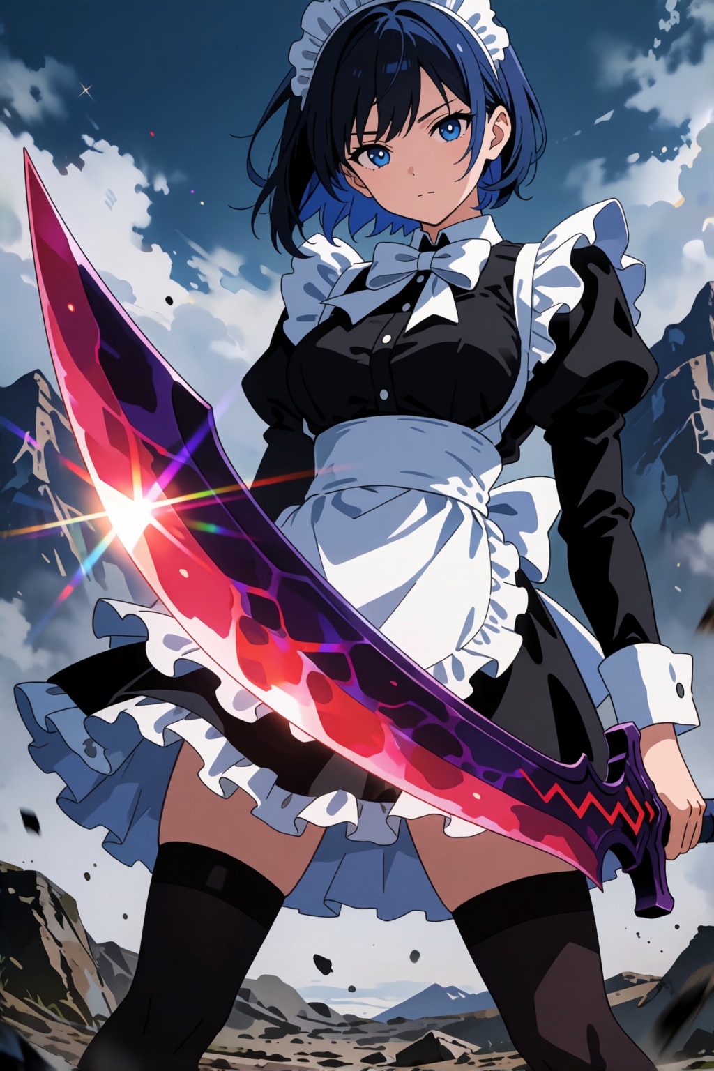 闘うメイドさん