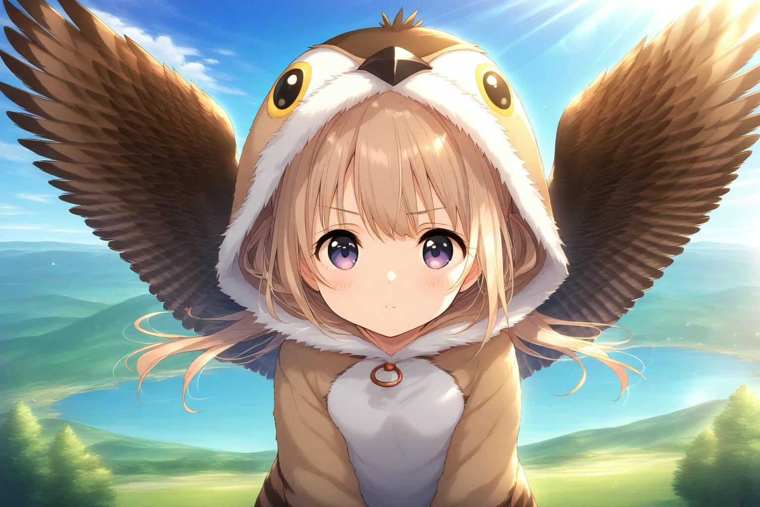 鷹さん、空をゆく | の人気AIイラスト・グラビア