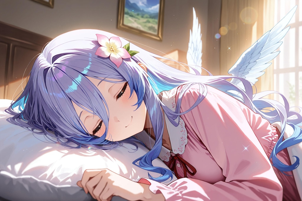 天使さん睡眠中